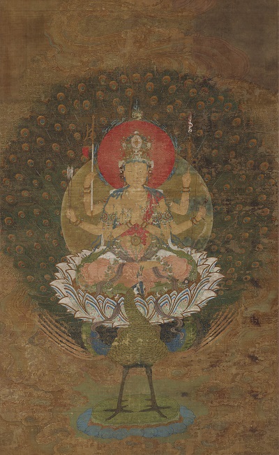 国宝　孔雀明王像　京都・仁和寺蔵【前期展示】