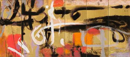 《風神》　昭和36年（1961）　京都府立堂本印象美術館蔵