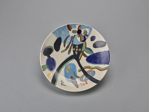 《郊外》　昭和43年（1968）　京都府立堂本印象美術館蔵