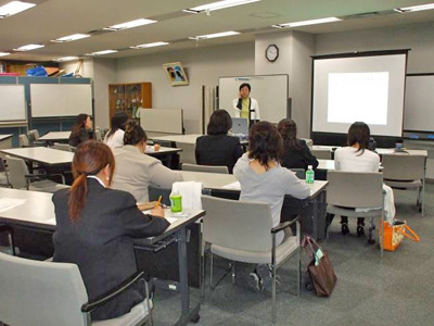 写真:模擬授業の様子 その1