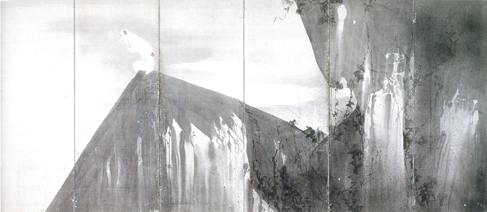 重要文化財 紙本墨画群猿図 長澤蘆雪筆(草堂寺所蔵) 重要文化財 紙本墨画群猿図 長澤蘆雪筆(草堂寺所蔵)