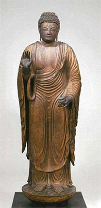 国宝 木造薬師如来立像(平安時代) 国宝木造薬師如来立像(平安時代)